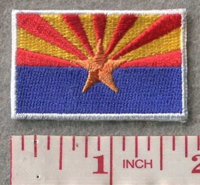 Arizona State MINI Flag 1.8"W x 1.102"H Patch