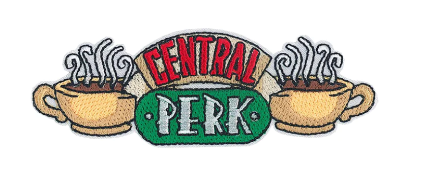 Friends Central Perk 4.2"x1.5" Patch