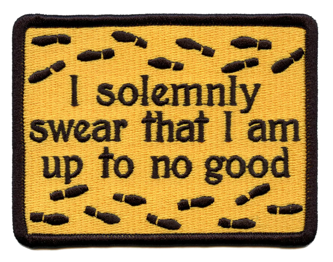 Harry Potter Solemnly Swear Patch