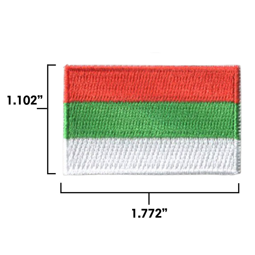 Bulgaria Country MINI Flag 1.8"W x 1.102"H Patch