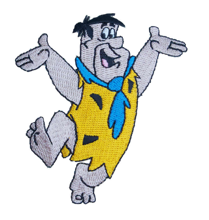 Officially Licensed The Flintstones Fred Embroidered Patch