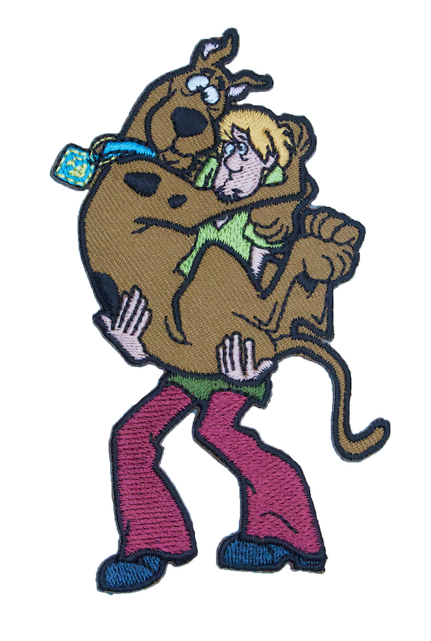 Official Scooby-Doo!-Shaggy Holding Scooby Embroidered Patch